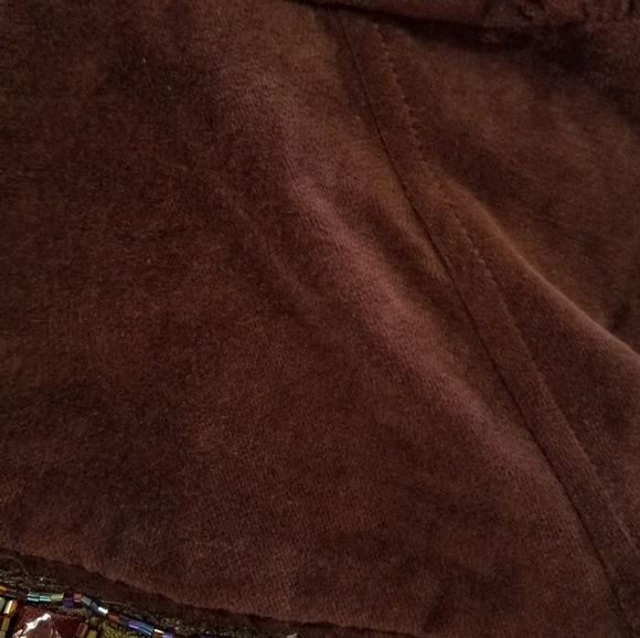 Women's velvet crop top jacket! - Picture 3 of 8